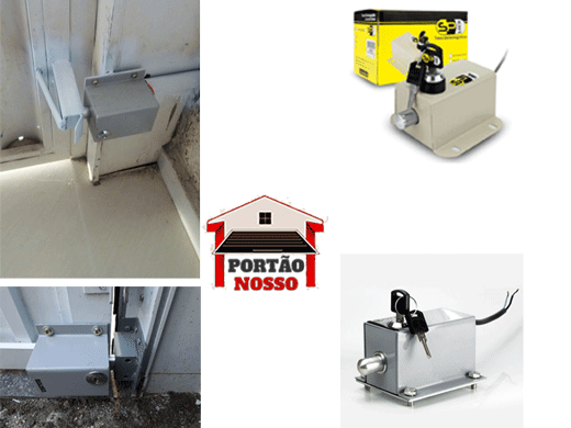 instalacao trava eletromagnetica