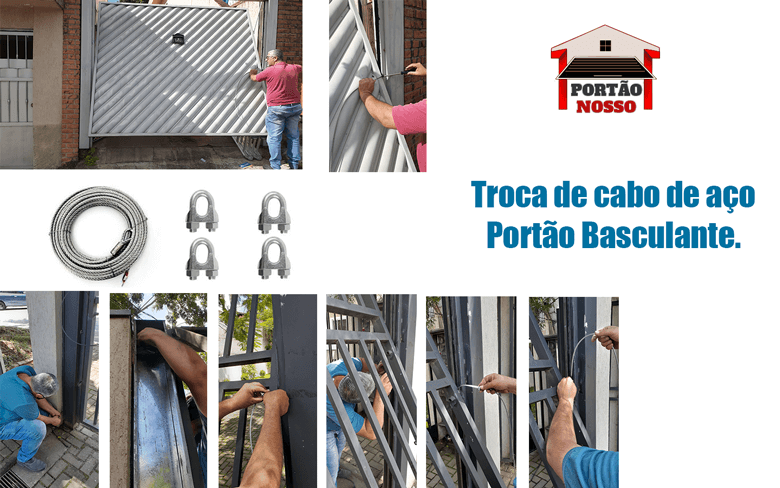 trocacabo de aco portao
